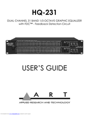 Art HQ231EQ User Manual