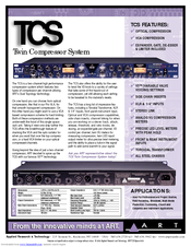 Art TCS Specifications