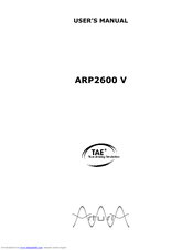 Arturia ARP2600 V User Manual