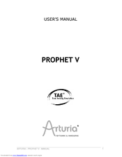 Arturia Prophet V User Manual
