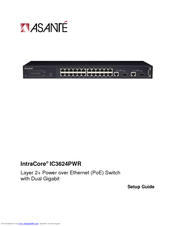 Asante IntraCore 3624PWR Setup Manual