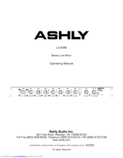 Ashly LX-308B Operating Manual