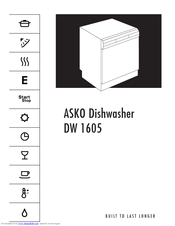 Asko DW1605 User Manual