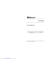 Astar DVX-6881 User Manual