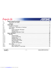 Astone EVO Quick Start Manual
