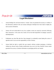 Astone Xinc Ultra User Manual