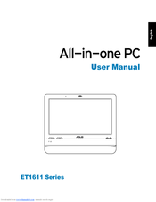 Asus Eee Top ET1611 User Manual