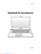 Asus G73SW-XC1 User Manual