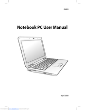 Asus Pro5EAC User Manual