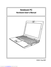 Asus U6Sg-A1 Hardware User Manual