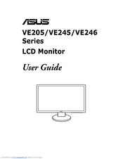 Asus VE205S User Manual