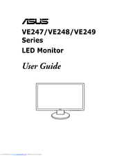 Asus VE247 Series Manuals | ManualsLib