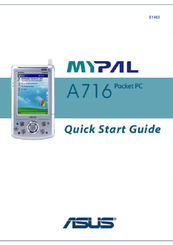 Asus MyPal A716 Quick Start Manual