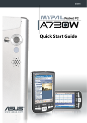 Asus MyPal A730W Quick Start Manual