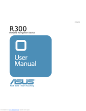 Asus R300GOLD-GIFT BOX - R300 GPS Unit User Manual