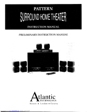 Atlantic Technology Pattern 200 Instruction Manual