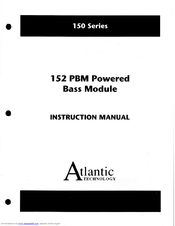 Atlantic Technology 152 PBM Instruction Manual