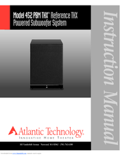 Atlantic Technology 452 PBM THX Instruction Manual