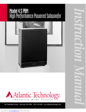 Atlantic Technology 4.5 PBM Instruction Manual