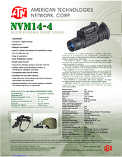 Atn ATN NVM-14-4 Specifications