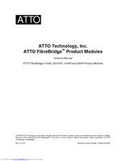 Atto technology FibreBridge 3100R Software Manual