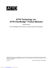 Atto technology FibreBridge 2100R Software Manual