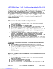 Atto technology UL5D PCI Supplementary Manual