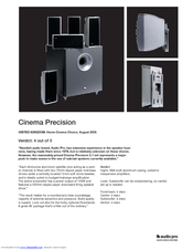 Audio Pro Cinema Precision Series PS-175 Features