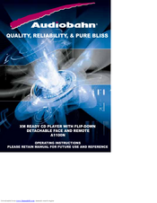 Audiobahn 1100N Operating Instructions Manual