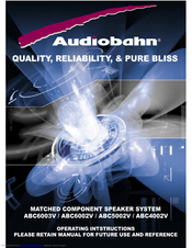 Audiobahn ABC4002V Operating Instructions Manual