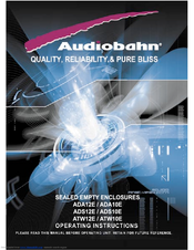 Audiobahn ADA12E Operating Instructions Manual
