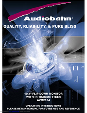 Audiobahn AVM2104V Operating Instructions Manual