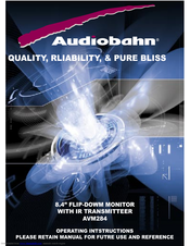 Audiobahn AVM284V Operating Instructions Manual