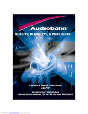 Audiobahn ACAP4P Operating Instructions Manual