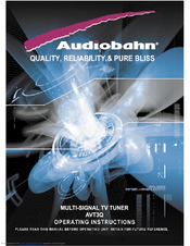 Audiobahn AVT3Q Operating Instructions Manual