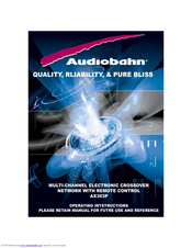 Audiobahn AX303P Operating Instructions Manual