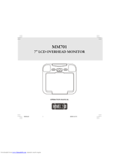 AEC MM701 - LCD Monitor - External Operation Manual