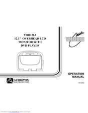 Audiovox Mobile Video VOD128A Operation Manual