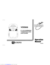 Audiovox VOD 808 Operation Manual