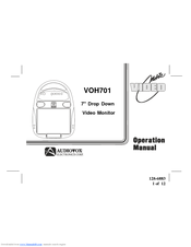 Audiovox VOH701 - VOH 701 - LCD Monitor Operation Manual