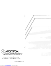 Audiovox CTX3200 User Manual