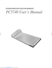Audiovox PC5740 User Manual
