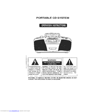 Audiovox CE201R Operating Instructions Manual