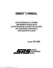 Audiovox CP-250 Owner's Manual
