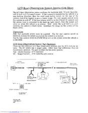 Audiovox Voyager AOC-75 Instruction Sheet