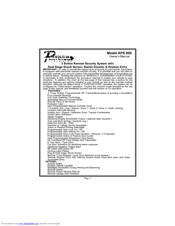 Audiovox 1284637B Owner's Manual