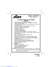 Audiovox Pursuit PRO-9276 Owner's Manual