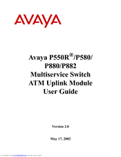 Avaya P550R User Manual