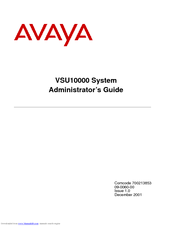 Avaya VSU 10000 Administrator's Manual