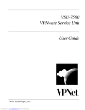 Avaya VSU 7500 User Manual